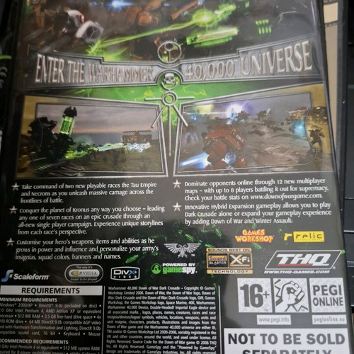 Dawn of War Dark Crusade PC new collectible with box