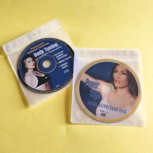 Eleni Petroulaki DVDs used, Power Yoga and Body Tuning, 2 pieces