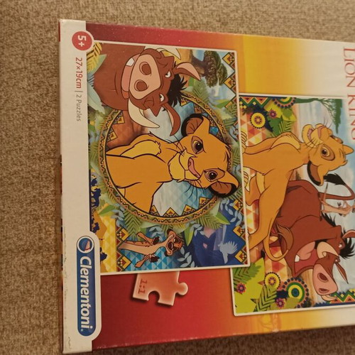 Children's puzzles used, 3-pack with Pirates, Lion King, Batman vs Superman