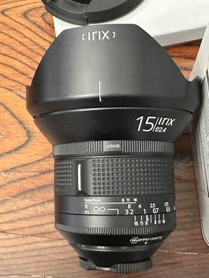 Φακός Irix 15mm f/2.4 Blackstone για Nikon F σαν καινούργιο