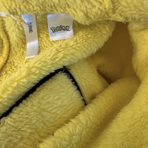 Pikachu Pokemon carnival costume 3-4 years used, fleece onesie