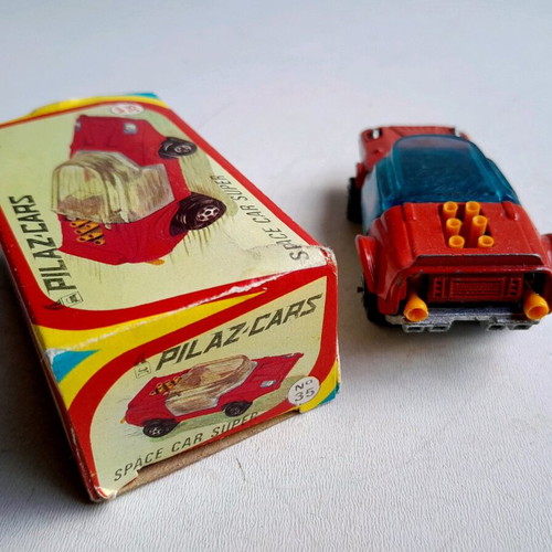 Pilaz Space Car metal die cast toy car new from the 70s