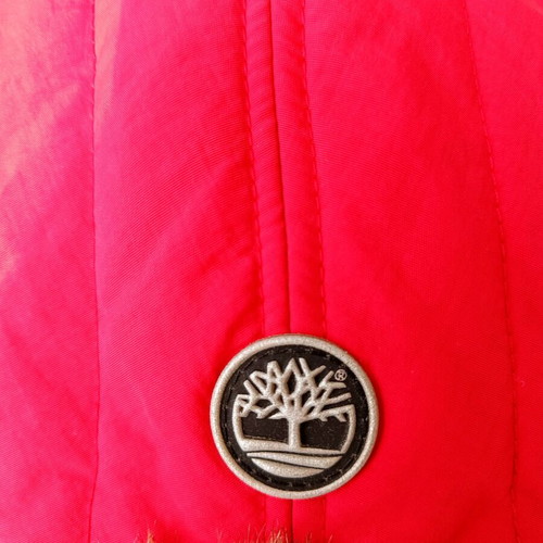 Timberland Quilted Trapper Hat Large red new