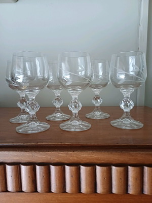 Spiegelau wine glasses like new, set of 6, Bavarian crystal