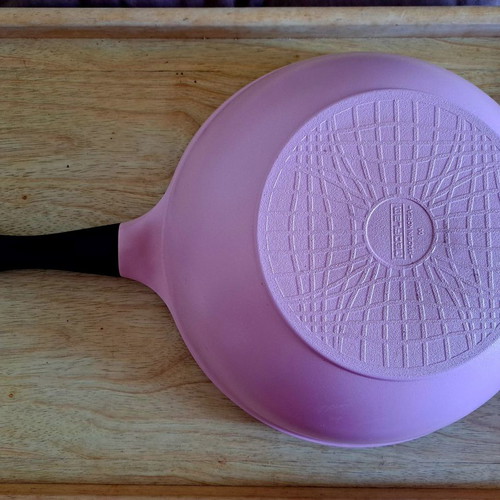 Neoflam Wok Pan New 4.6 Liters 30 cm with Glass Lid