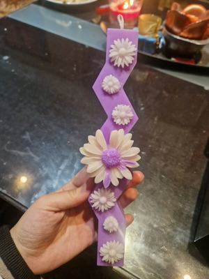 Handmade Easter candle new