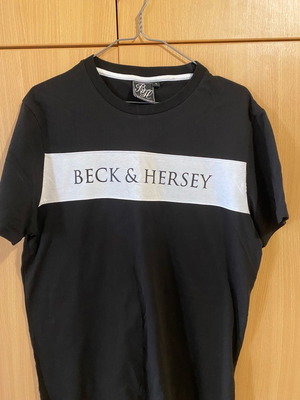Beck & Hersey T-shirt μεταχειρισμένο, μέγεθος L, μαύρο