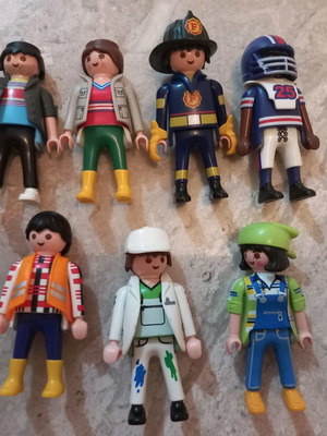 Φιγούρες Playmobil μεταχειρισμένες, επτά τεμάχια