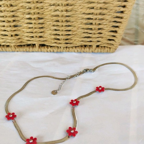 Steel Necklace New Gold and Silver Colors