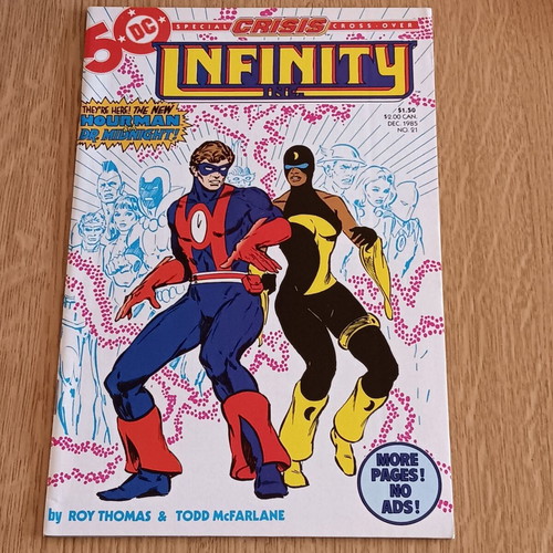 Infinity Inc. #21 used DC Comics comic with Todd McFarlane art