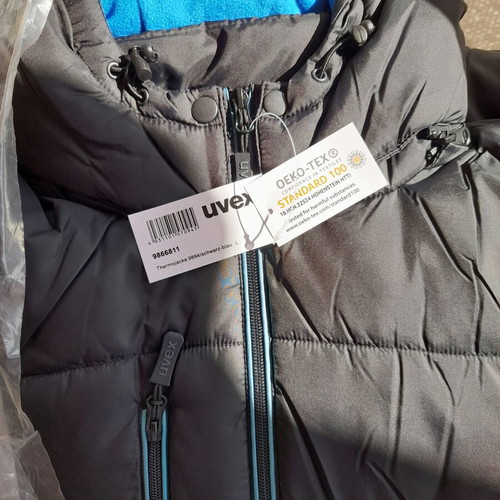 Thermojacket 98668 UVEX work jacket new, black, size L-XL