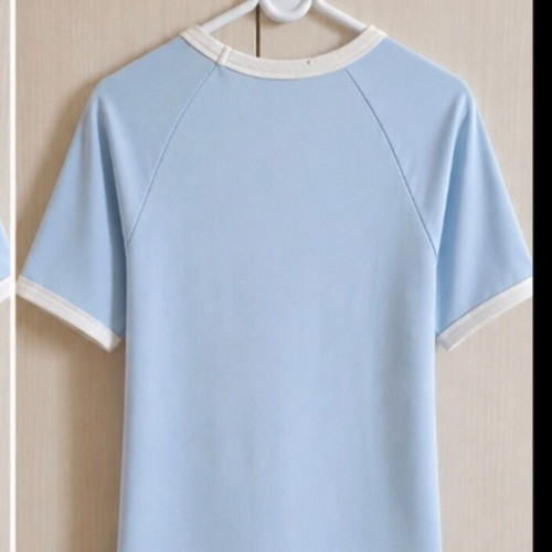 Ellesse women's t-shirt new, blue with white trim, size S