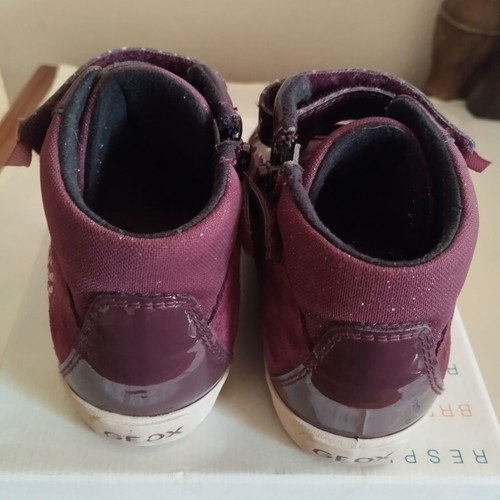 Geox Respira boots size 27 like new, grenadine-burgundy