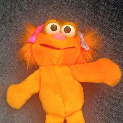 Sesame Street Zoe plush vintage like new