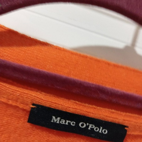 Marc O'Polo cashmere cardigan like new, size S-M, orange