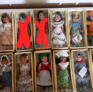 12 Πορσελάνινες "Κούκλες Του Κόσμου"