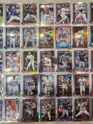 Topps Chrome MLB Debut Rookies 2026 lot καινούργιο, 56 κάρτες
