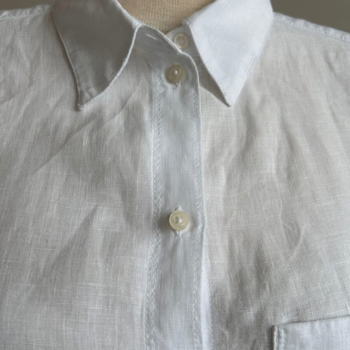 Marc O'Polo pure linen white shirt like new, sizes 36-40