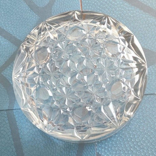 Crystal ashtrays like new, set of 2 pieces