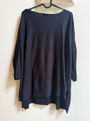 H&M λεπτό μπλε πουλοβεράκι μεταχειρισμένο, μέγεθος L