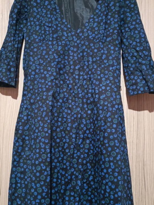 Bershka women's dress used, casual A-line black blue