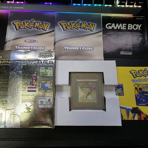 Pokémon Gold Game Boy μεταχειρισμένο με original θήκη και κουτιά
