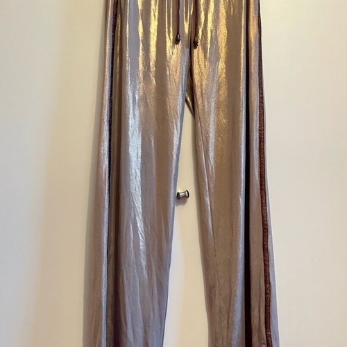 Elysian medium pants new, high waist with lurex fabric