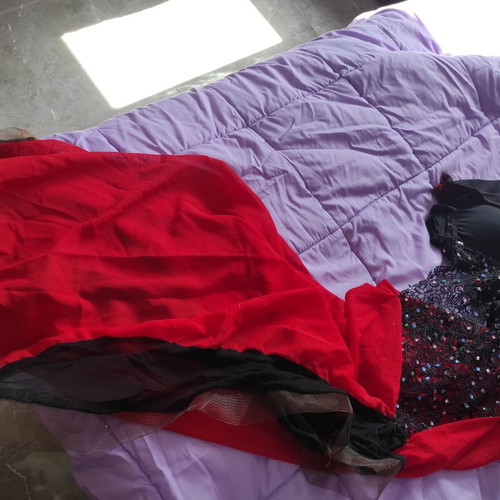 Contemporary dance belly oriental costume like new, white and red