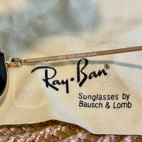 Ray-Ban Bausch and Lomb NOS new yellow sunglasses