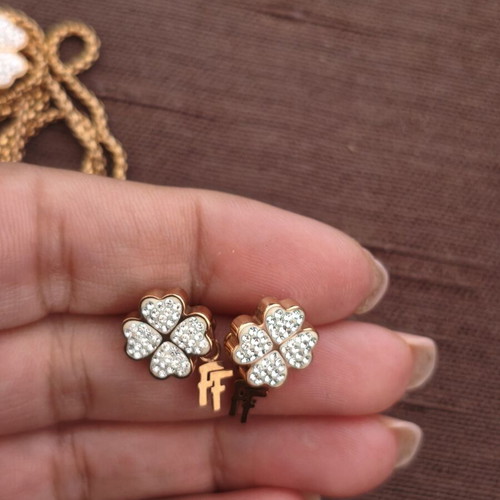 Folli Follie Heart4Heart jewelry set like new, rose gold