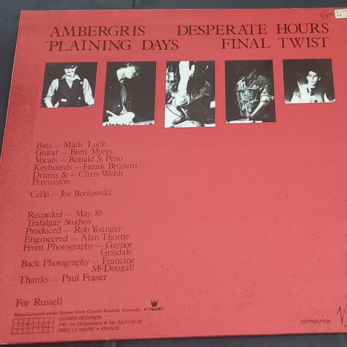 Died Pretty Next To Nothing EP βινύλιο μεταχειρισμένο, 45RPM, 1985