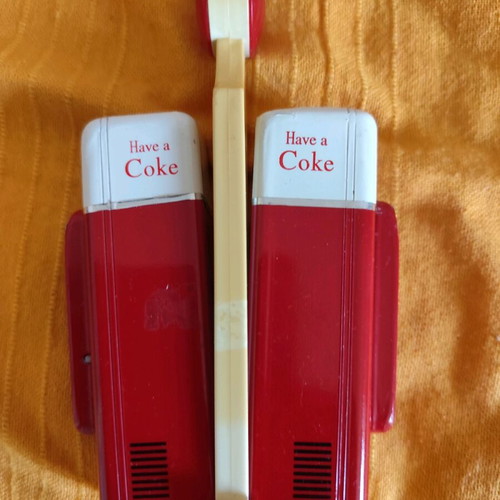 Vintage Coca Cola salt and pepper set new