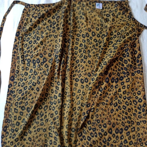Long animal print wrap skirt new, size M, 100% viscose
