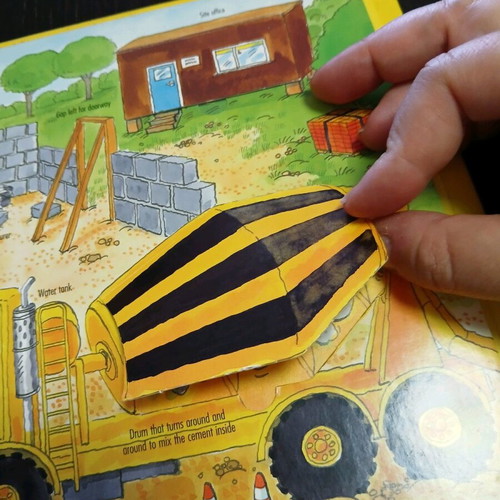 Building Site educational interactive book like new, English