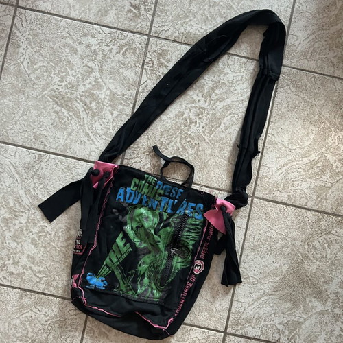 Vintage Diesel shoulder bag 90s, like new, rare graphic print