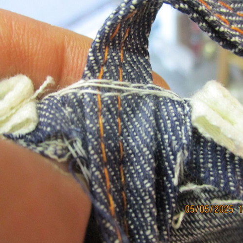 Denim mini bags new, pack of 5, embroidered handmade