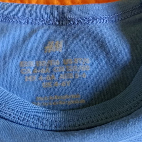 H&M T shirt for boys thin cotton, like new