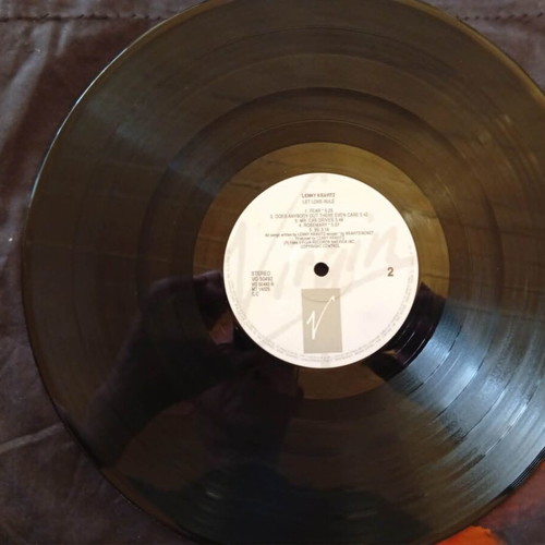 Lenny Kravitz Let Love Rule LP used, rock debut album 1989