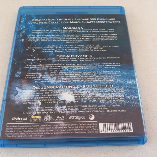 Juraj Herz Edition Blu-ray box set used, thriller with subtitles