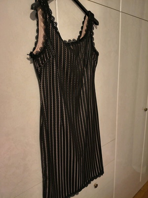 Innocent dress new, cocktail, midi, black and beige, size S
