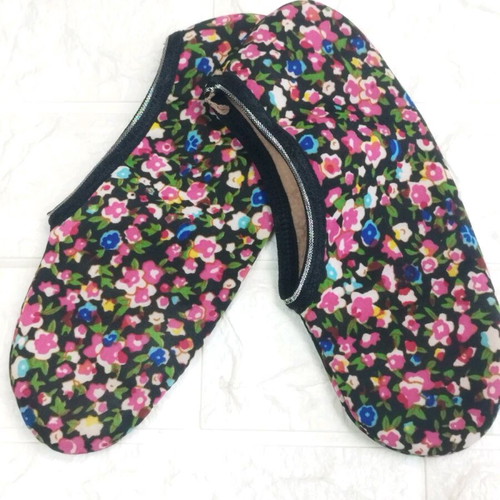 Women's retro warm slippers socks home shoes like new, size 36