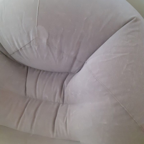 Intex inflatable armchair air furniture, new, gray velvet