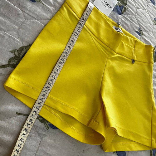 Enzzo women's shorts new with tag, yellow, size M