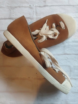 Zara leather children's ballerina shoes size 31 like new