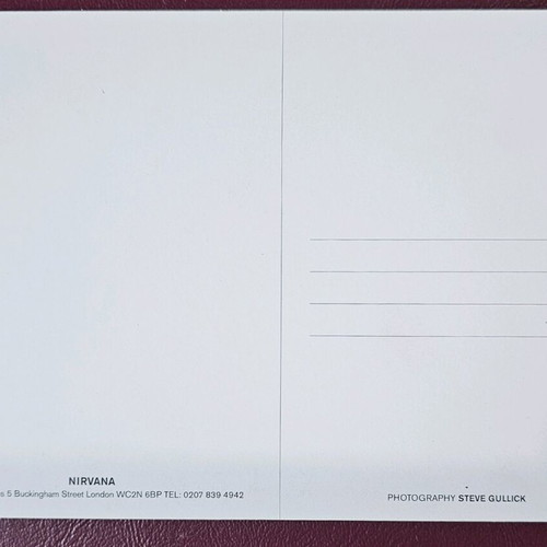 Nirvana Kurt Cobain Collectible Postcard by Steve Gullick new