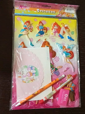 Winx Club vintage stationery set sealed