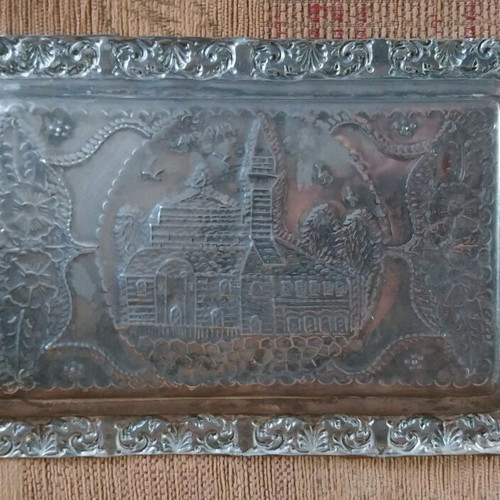 Carved tray from Ioannina like new