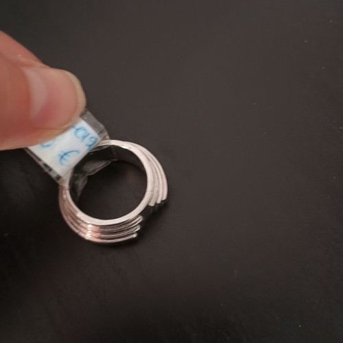 Silver rings new, 5 sizes 54, 55, 57, 59, 60, set of 9 pieces