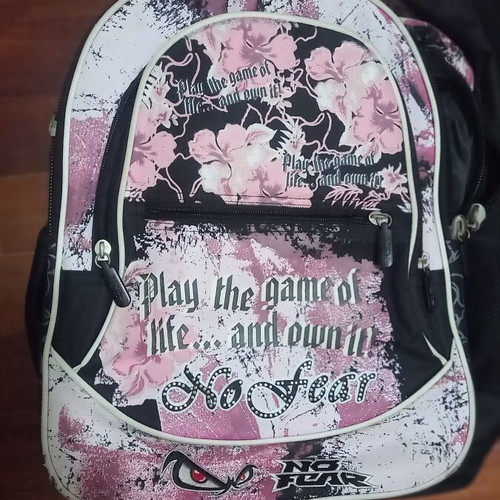 No Fear school backpack with 4 compartments