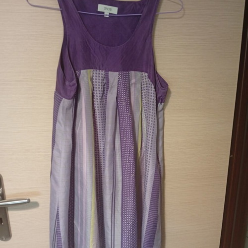 Vintage Silk Dress S'NOB used, purple, size M